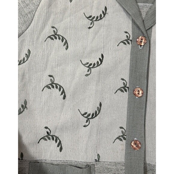 VTG 80s Office Lady Saint Germain Paris Sz L  Grandma Meet CottageCore DeadStock - Picture 8 of 9